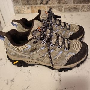 Merrell Womens Shoes Moab 2 Waterproof Boots Dusty Olive